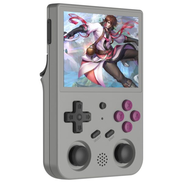 RG353V Retro Handheld Game with Dual OS Android 11 and Linux,RG353V with 64G TF Card Pre-Installed 4452 Games Supports 5G WiFi 4.2 Bluetooth Online Fighting,Streaming and HDMI (RG353V-GRAY-NEW)