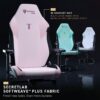 Secretlab Titan Evo Black3 Gaming Chair - Reclining, Ergonomic & Comfortable Computer Chair with 4D Armrests, Magnetic Head Pillow & 4-Way Lumbar Support - Black - Fabric