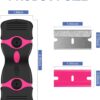 61QJaw4F5CL._AC_SL1419_.jpg DEKEones Razor Blade Scraper, Double Edged Razorblade Scraping Tool with 10 Pcs Razor Blades, Paint Scraper for Glass, Decals, Tint, Stickers, Labels, Caulk, Adhesive(Pink)