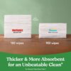 61QNF6w6voL._AC_SL1080_.jpg Huggies Natural Care Sensitive Baby Wipes, Unscented, Hypoallergenic, 6 Flip-Top Packs (288 Wipes Total)