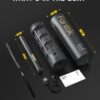Fanttik E2 Ultra Mini Electric Screwdriver, Cordless Screwdriver, Max 0.6N.m, 50 Magnetic Bits, 5/32'' Hex, Magnetic Storage, Repair Tool for Electronics, Camera, Laptop, and PC Build (Grey)