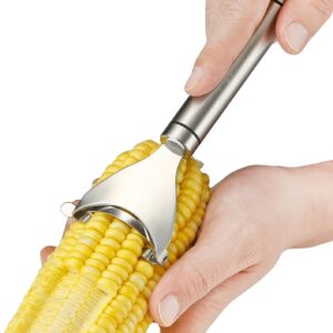 61RWl7Ms9FL._AC_SL1500_.jpg Corn Peeler Stainless Stee Corn Cob Stripper Tool Corn Thresher from the Cob, Removes Corn Kernels From Corn Cobs In Seconds, Kitchen Gadget