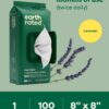 Earth Rated Dog Wipes, Hypoallergenic, 3-in-1 Cleaning and Hydrating, for Grooming Paws, Body and Butt, Lavender Scented, 100 Count