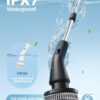 Leebein Electric Spin Scrubber, 2026 Upgraded Cordless Cleaning Brush Bathroom Scrubber, IPX7 Waterproof Electric Scrubber with 7 Brush Heads, Extendable Long Handle Power Scrubber for Bathtub Floor