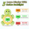 61W5RU7CM8L._SL1000_.jpg Baby Bath Thermometer, Digital Water Temperature Thermometers with 3 Color Backlit and Temperature Warning, Safety Bath Tube Thermometers Floating Toy for Infant, Toddler