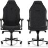 Secretlab Titan Evo Black3 Gaming Chair - Reclining, Ergonomic & Comfortable Computer Chair with 4D Armrests, Magnetic Head Pillow & 4-Way Lumbar Support - Black - Fabric