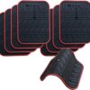 61Y0QiEGDyL._AC_SL1500_.jpg Car Scratch Protector for Trunk Bike Rack, Anti-Scratch Anti-Collision Non-Slip Silicone Pads, Car Paint Protective Pads Car Tire Pattern Non-Slip, Bike Car Rack Accessories(8 Pack)