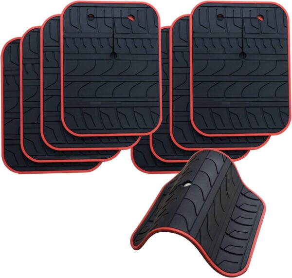 61Y0QiEGDyL._AC_SL1500_.jpg Car Scratch Protector for Trunk Bike Rack, Anti-Scratch Anti-Collision Non-Slip Silicone Pads, Car Paint Protective Pads Car Tire Pattern Non-Slip, Bike Car Rack Accessories(8 Pack)