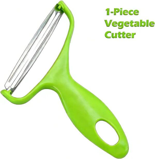 Stainless Steel Vegetable Grater Multi-Purpose Cabbage Slicer & Shredder – Easy Use & Clean Kitchen Tool for Effortless Salad Prep – GREEN
