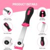 61YgdpWTarL._AC_SL1500_.jpg Ywmoml 3 Pack Razor Blade Scraper Set, Includes 30 Plastic & 30 Metal Blades, Multi-Purpose Tool for Glass, Cooktop, Sticker Removal, Paint & Gum Cleaning (Pink)
