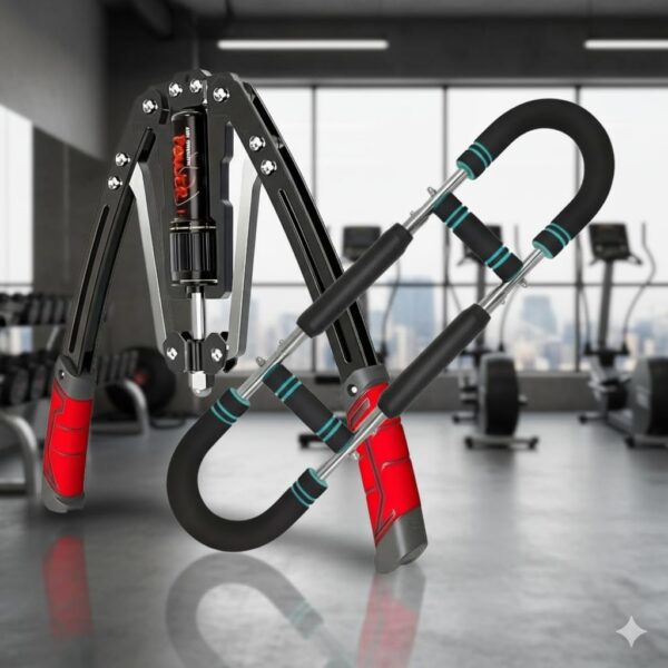 Power Twister Arm Trainer & Chest Expander Hydraulic Duo Set – Adjustable Resistance 22–440 lbs, Home Gym Full Upper-Body Strength Training – Portable Arm, Chest & Shoulder Workout Equipment