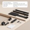 61ak01bXKhL._AC_SL1500_.jpg ONEMIX 42" LED Desk Lamp with Clamp, Architect Desk Light with Remote, Adjustable 4-Segment Bar, 1800LM Bright, Eye-Caring Desk Lamp for Home Office, Reading, Study, Dual Monitors, Workbench(Black)
