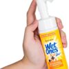 Wet Ones for Pets Antibacterial Dog Paw Cleaner with Built-in Scrubber Brush, Tropical Splash Scent - Foaming Cleanser for Dog Paws - Paw Washer & Grooming Care, 5 Ounce