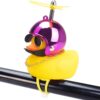 61fE5SpiMPL._AC_SL1500_.jpg wonuu Rubber Duck Toy Car Ornaments Yellow Duck Car Dashboard Decorations Squeeze Duck Bicycle Horns with Propeller Helmet