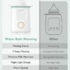 Momcozy Baby Bottle Warmer for Breast Milk Formula Food, Fullest Nutrients Preserved, Fast Heat, Night Light for Nighttime Breastfeeding, One-Touch Easy Use, Newborn Essentials Supplies Gift for Mom