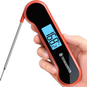 61is4F1PDOL._SL1500_.jpg 0.5 Sec Instant Read Meat Thermometer Digital with ±0.5℉ Precision, Food Thermometer for Cooking Kitchen Gadgets, Oven Grill Candy BBQ Essentials Accessories, Gifts for Him Dad Men Birthday, Red
