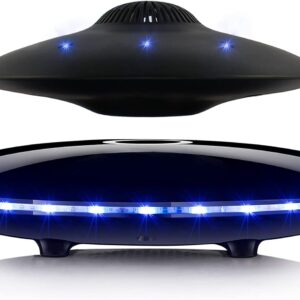 61jARSstTKS._AC_SL1500_.jpg Magnetic Levitating Bluetooth Speaker, Levitating UFO Speakers with LED Lights, 360 Degree Rotation,Wireless Floating Speakers for Home Office Decor Cool Tech Gadgets,Creative Gifts