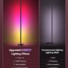 OIYN Smart RGBICW LED Corner Floor Lamp - 16 Million DIY Colors, 68+ Scenes, Music Sync, App & Remote Control, Color-Changing Ambient Lighting for Living Rooms, Bedrooms, and Gaming Rooms