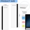 Office Desk Accessories 2pcs Multifunction Computer Monitor Memo Board - Transparent Computer Side Panel Memo Creative Monitor Side Panel Suitable for Office Home Desktop