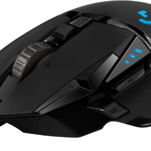61mpMH5TzkL._AC_SL1500_.jpg Logitech G502 Hero High Performance Wired Gaming Mouse, Hero 25K Sensor, 25,600 DPI, RGB, Adjustable Weights, 11 Programmable Buttons, On-Board Memory, PC/Mac - Black