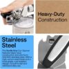 61py32CK3bL._AC_SL1000_.jpg GORILLA GRIP Heavy Duty Stainless Steel Smooth Edge Manual Can Opener and Bottle Openers, US Designed, Soft Comfortable Handle, Oversized Handheld Turn Knob, Multifunctional Kitchen Tool, Black