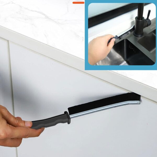 61ra54HSUVL._AC_SL1500_.jpg Crevice Cleaning Brush 12-Pack - Heavy Duty Hard Bristle Gap Brush for Deep Cleaning - Ultra-Thin Window Track Cleaning Tool for Shower Grout, Sliding Doors, Baseboards & Auto Detailing