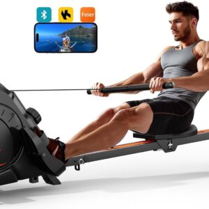 61t0svWUP6L._AC_SL1500_.jpg YOSUDA Magnetic Rowing Machine for Home - Rower Machine Use with Bluetooth, App Supported, Rowing Machine for Beginners to Athletes, Comfortable Seat Cushion