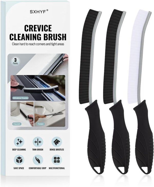 61tAm5NlTuL._AC_SL1500_.jpg SXhyf Crevice Cleaning Brush - Grout Scrub Brush, House Cleaning Supplies, Gap Cleaning Tools, Home Essentials, Gifts for Women Men, Hard Bristle Crevice Cleaner Brush for Household Use, Bathroom
