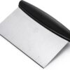 OXO Good Grips Stainless Steel Multi-Purpose Scraper & Chopper, Dough Cutter for Pizza, Bread and Cookie Dough, Multi-Purpose Vegetable Chopper, Dishwasher-Safe Kitchen Essential