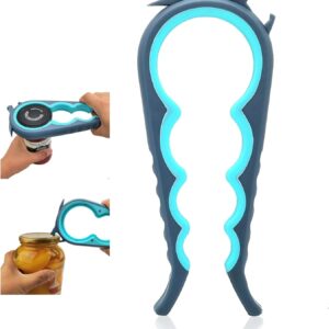 61xYvdy15jL._AC_SL1500_.jpg Otstar Jar Opener Bottle Opener and Can Opener for Weak hands, Seniors with Arthritis and Anyone with Low Strength, Mutil Jar Opener Get Lids Off Easily (Blue and Grey)