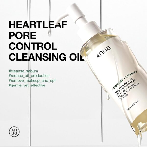 ANUA Double Cleansing Duo for Facial Cleansing : Heartleaf Pore Control Cleansing Oil & Quercetinol Pore Deep Cleansing Foam for Double Cleansing, Korean Skincare