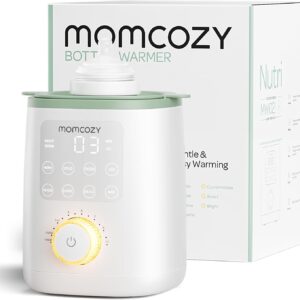 61zA3vUO7PL._AC_SL1500_.jpg Momcozy Baby Bottle Warmer for Breast Milk Formula Food, Fullest Nutrients Preserved, Fast Heat, Night Light for Nighttime Breastfeeding, One-Touch Easy Use, Newborn Essentials Supplies Gift for Mom