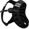 NATURELUX Weighted Vest Men or Women - 5/10/15/20/25/30lbs Weights with Reflective Stripe, Weighted Vest for Workout Equipment for Strength Training Running - Walking Weight Loss