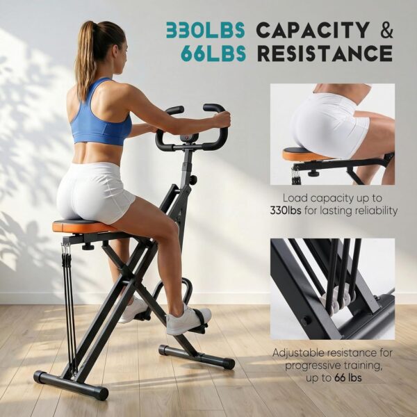 710KiZPLu1L._AC_SL1500_.jpg Simple Deluxe Squat Machine, 2 in 1 Squat Rowing Machine, Adjustable Resistance & 330LB Weight Capacity, Foldable Home Exercise Equipment, Glute& Leg Trainer Machine