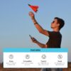 710qeLfX9OL._AC_SL1500_.jpg POWERUP 4.0 The Next-Generation Smartphone Controlled Paper Airplane Kit, RC Controlled. Easy to Fly with Autopilot & Gyro Stabilizer. for Hobbyists, Pilots, Tinkerers.