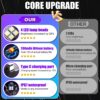 710t0SQSGTL._AC_SL1500_.jpg Upgraded Wireless LED Lights for Car, Rechargeable Interior Car Lights with 8 Colors Brightness Adjustable, 12H Battery Life, Remote Control, Mini Strobe Lights for Vehicle Motorcycle Bike Decor