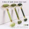 BAIMEI IcyMe Gua Sha & Jade Roller Set, Cooling Face Roller & Gua Sha Tool for Depuffing, Facial Sculpting & Jawline Definition, Smooth Rolling Skincare Tools for Women & Men – Green