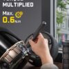 Fanttik E2 Ultra Mini Electric Screwdriver, Cordless Screwdriver, Max 0.6N.m, 50 Magnetic Bits, 5/32'' Hex, Magnetic Storage, Repair Tool for Electronics, Camera, Laptop, and PC Build (Grey)