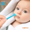 oogiebear Baby Nose Cleaner & Ear Wax Removal Tool - Safe Booger & Earwax Removal for Newborns, Infants, Toddlers - Dual-Ended - Essential Baby Stuff