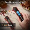 712Azpk2kaL._SL1500_.jpg 0.5 Sec Instant Read Meat Thermometer Digital with ±0.5℉ Precision, Food Thermometer for Cooking Kitchen Gadgets, Oven Grill Candy BBQ Essentials Accessories, Gifts for Him Dad Men Birthday, Red