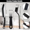 Crevice Cleaning Brush,8 Pcs Cleaning Supplies,Hard Bristle Crevice Cleaning Brush,Crevice Cleaning Brushes for Household Use Bathroom Tiles Kitchen Practical and Durable