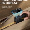 71329axL-qL._AC_SL1500_.jpg Fanttik A10 Pro 2-in-1 Digital Laser Tape Measure with HD IPS Color Display, 165Ft Rechargeable Laser Measurement Tool & 9.8Ft Measuring Tape, 6 Units Selectable, for Distance/Area/Volume