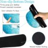 LIMKRIAN Desk Mat Pad, XXL Large Gaming Mouse Pad with Wrist Rest Wrist Support, Ergonomic Mouse Pad, Keyboard Wrist Rest, Coaster, Home Office Desk Accessories Decor Supplies, Stay Positive