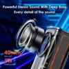 7145uVgP6SL._AC_SL1500_.jpg Portable Bluetooth Speaker with Lights, Transparent Wireless Mini Bluetooth Speaker with TWS, Perfect Small Speaker HD Sound and Bass for Office, Home, Shower, Room, Bike, Car (Black)