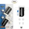 Bike Wheel Lights (2 Pack) - Waterproof LED Bicycle Spoke Tire Lights - Great Gift for Kids Adults - 30 Different Patterns Change - Bike Accessories - Black