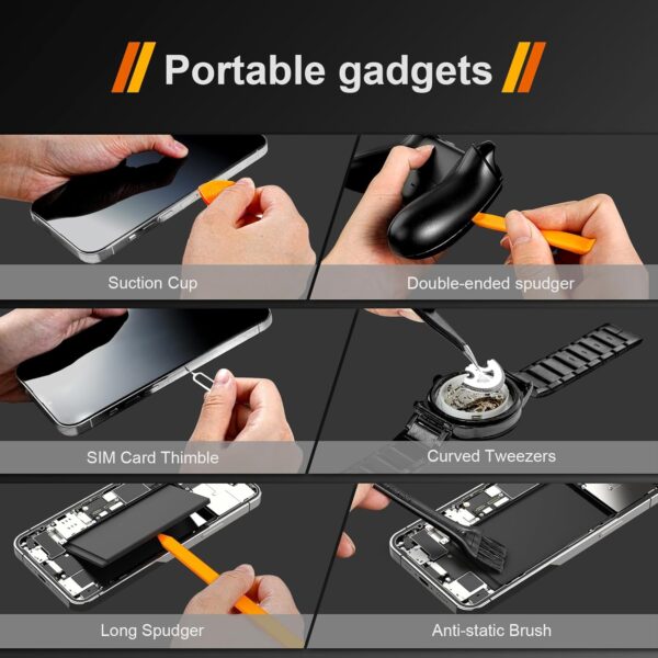 714mw9v8F6L._AC_SL1500_.jpg JOREST 40Pcs Small Precision Screwdriver Set with Torx Triwing Phillips, Mini Repair Tool Kit for Macbook, Computer, Laptop, PC, iPhone, PS5, Xbox, Switch, Glasses, Watch, Ring Doorbell, Electronics