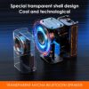 715HvgmYO3L._AC_SL1500_.jpg Portable Bluetooth Speaker with Lights, Transparent Wireless Mini Bluetooth Speaker with TWS, Perfect Small Speaker HD Sound and Bass for Office, Home, Shower, Room, Bike, Car (Black)