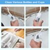Dfacio 11Pcs Crevice Cleaning Brush Set, Hard Bristle Cleaning Supplies for Kitchen, Bathroom, Corner, Grout, Sink