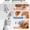 715q6tZgwSL._AC_SL1500_.jpg oneisall Dog Grooming Vacuum, Pet Grooming Vacuum with Clipper Nail Grinder, 1.5L Dust Cup Dog deshedding Brush with 7 Tools for Shedding Pet Hair, Home Cleaning(Blue)