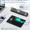Jgstkcity Desk Clamp Power Strip USB C,40W Total Fast Charging Station,4 PD 20W USB C Ports,Desk Edge Mount Surge Protector,5 Outlets,Fit 1.96" Tabletop Edge,ETL Listed
